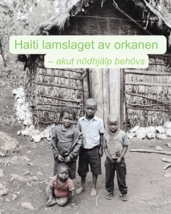 Haiti lamslaget av orkanen Melissa – akut nödhjälp