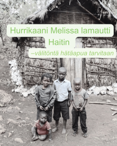 Haiti lamautui hurrikaani Melissan vuoksi– kiireellistä hätäapua