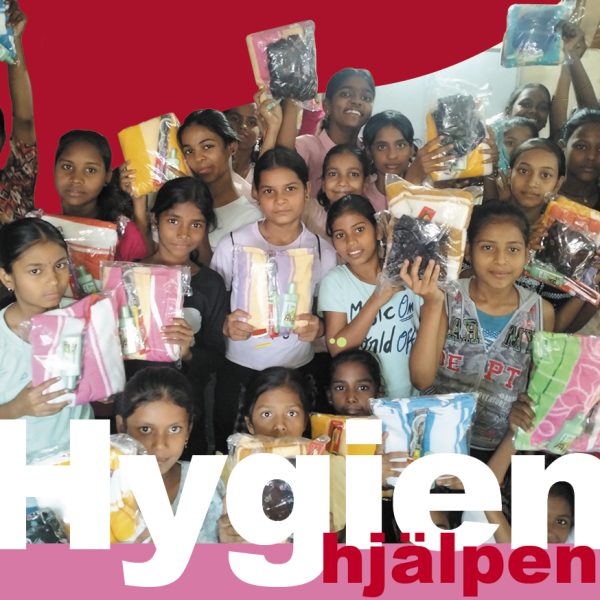 Hoppets stjärna samlar in hygienprodukter